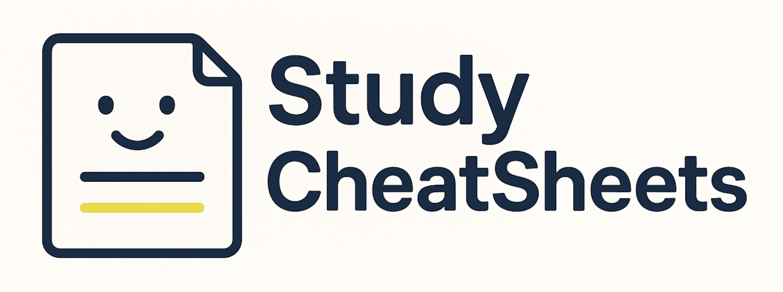 StudyCheatSheets Logo